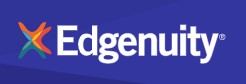 Blue Edgenuity logo